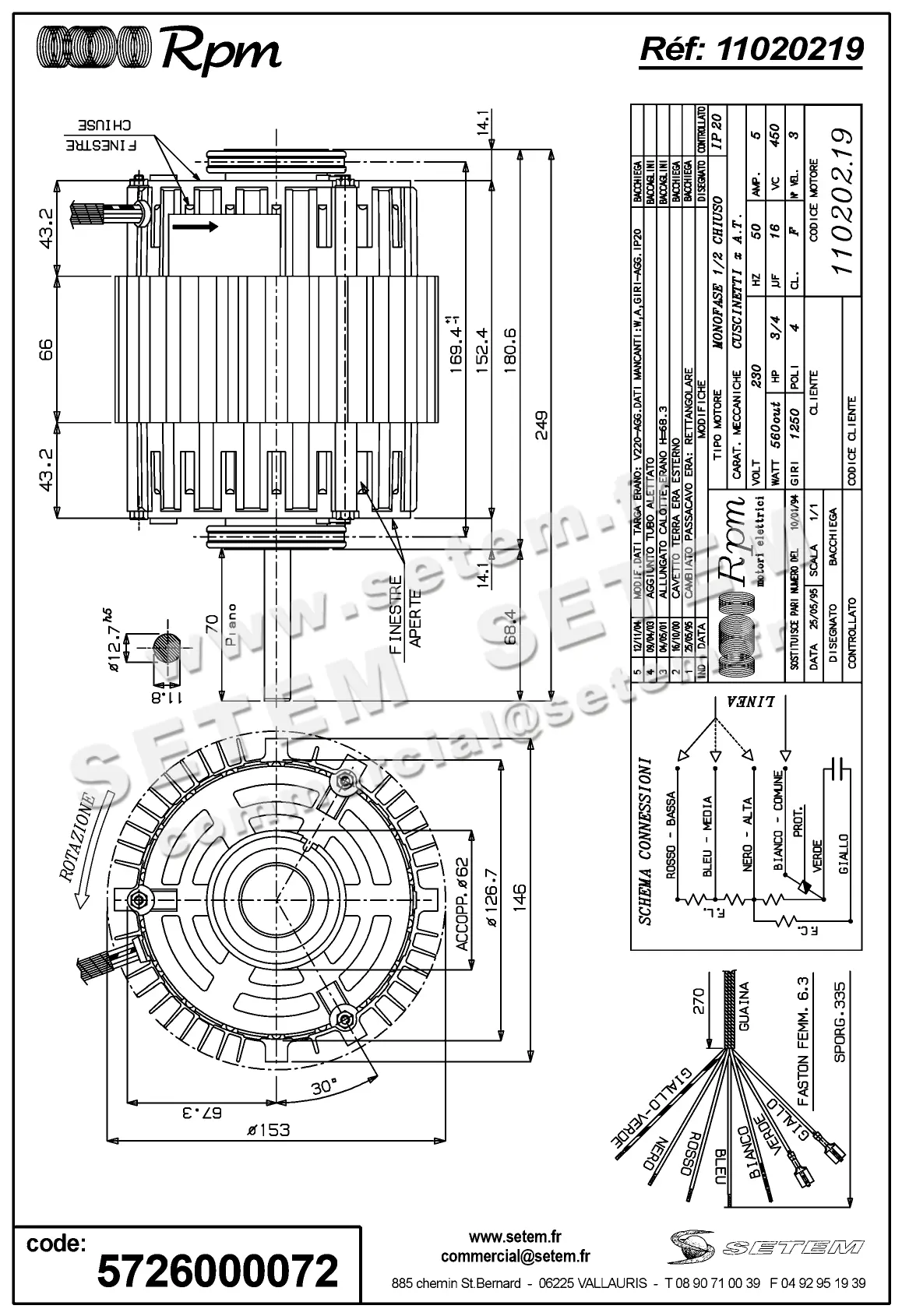 5726000072-MOTEUR RPM 11020219