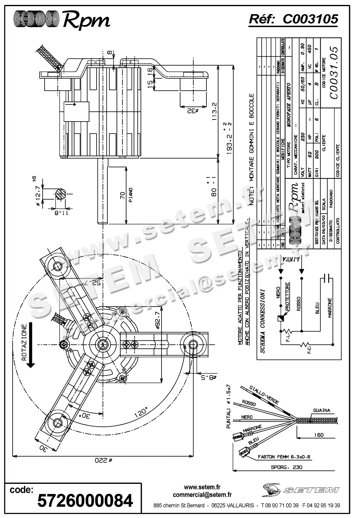 5726000084-MOTEUR RPM C003105 2