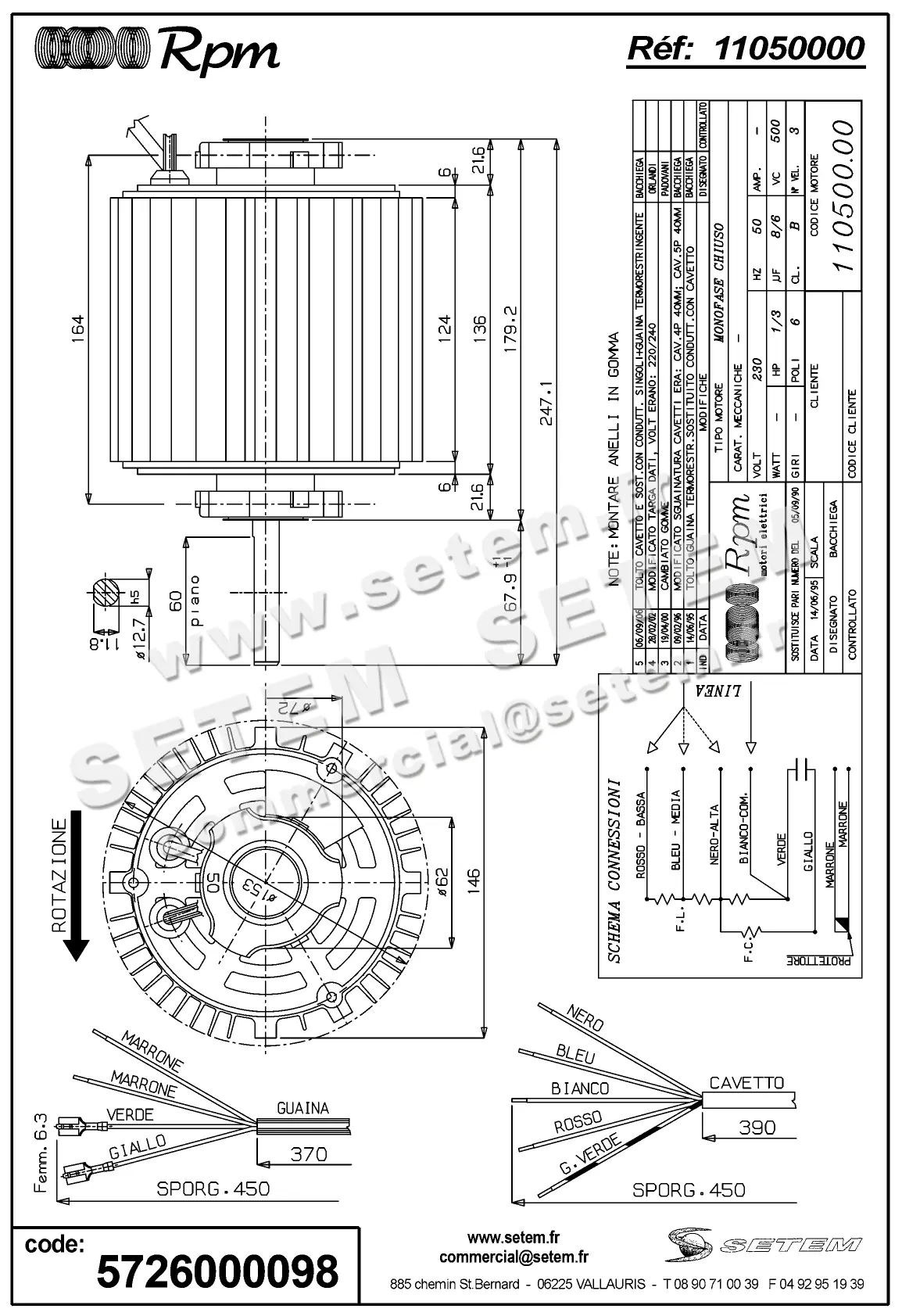5726000098-MOTEUR RPM 11050000 2