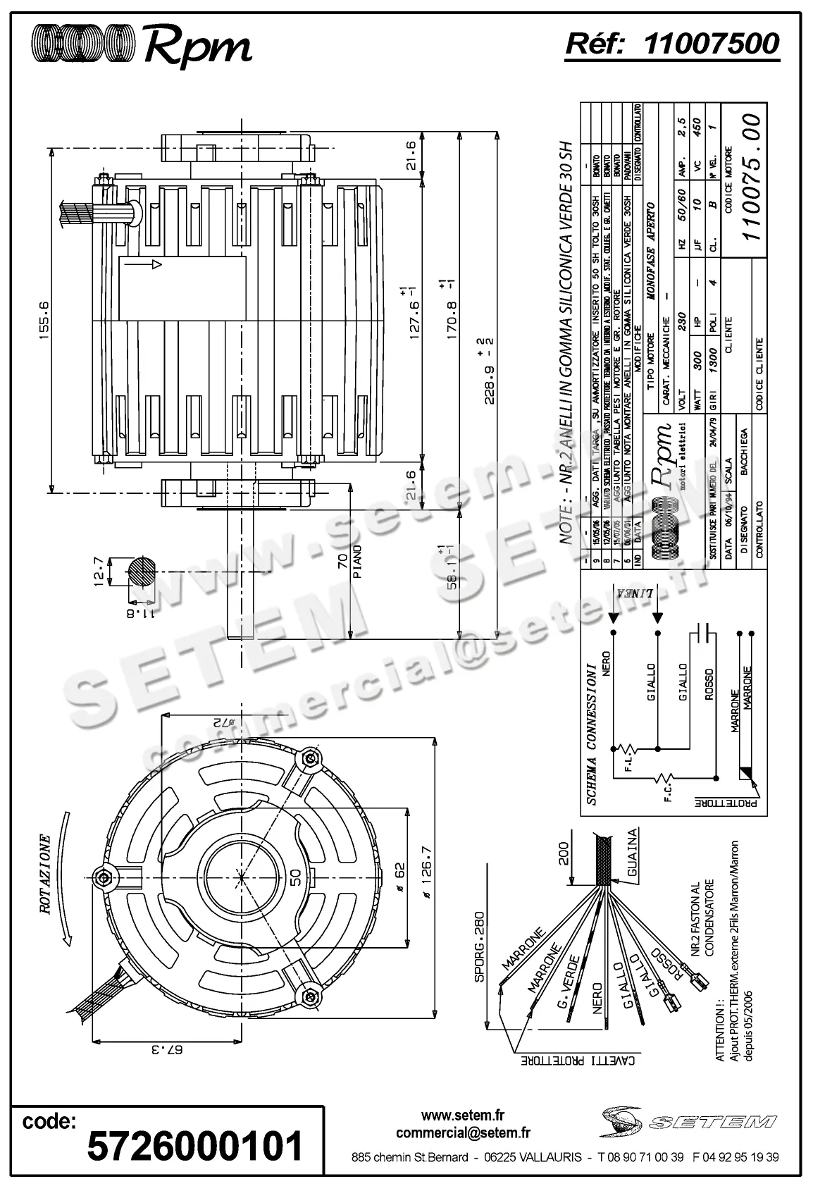5726000101-MOTEUR RPM 11007500 2