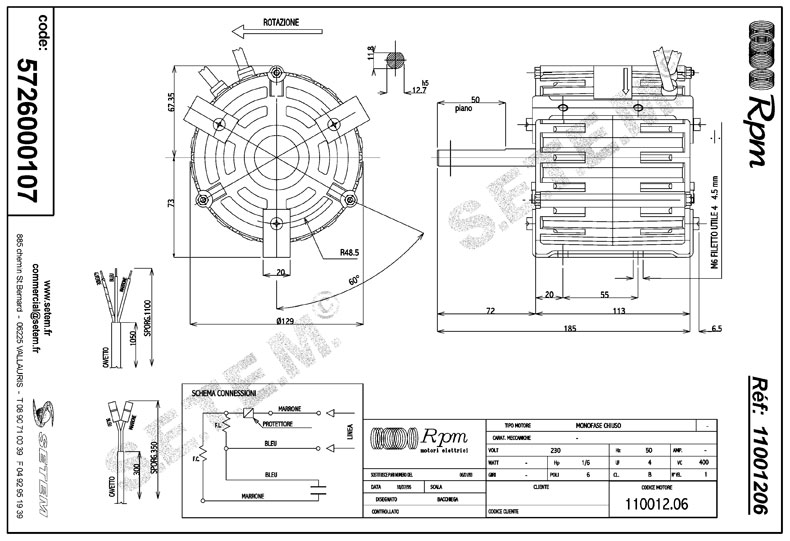 5726000107-MOTEUR RPM 11001206 "PB022695" 4