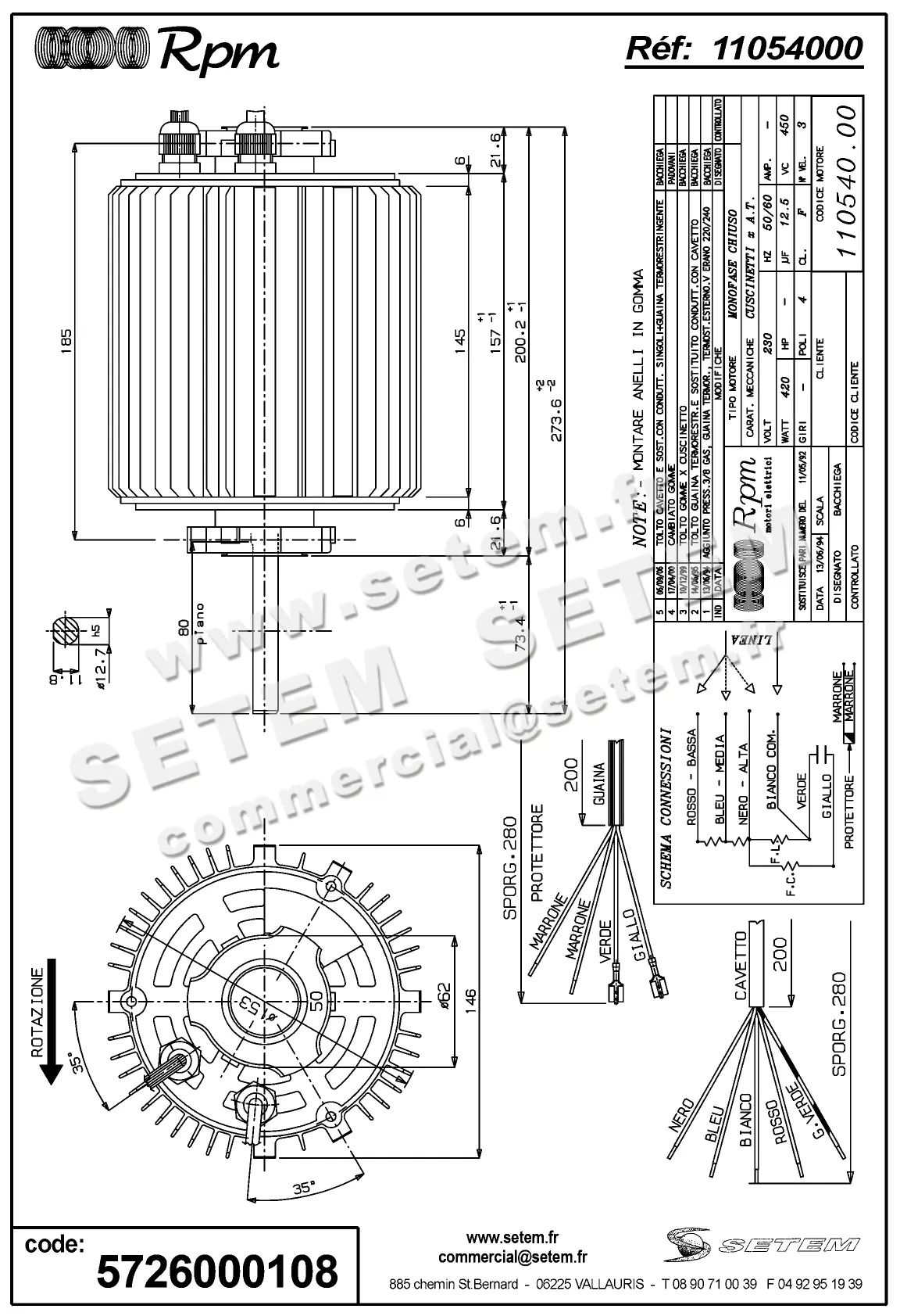5726000108-MOTEUR RPM 11054000 2