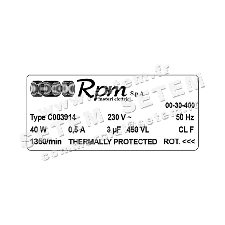 5726000110-MOTEUR RPM C003914 3