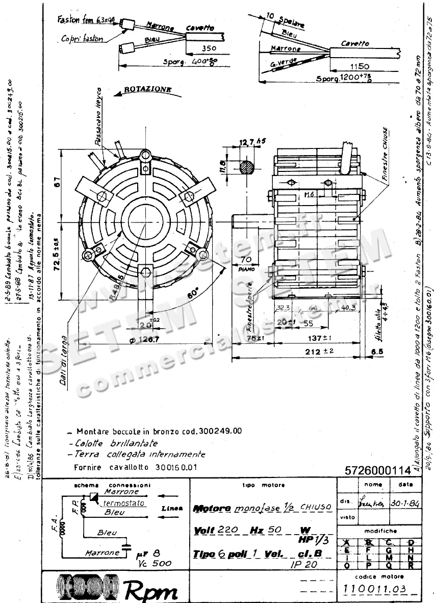 5726000114-MOTEUR RPM 11001103