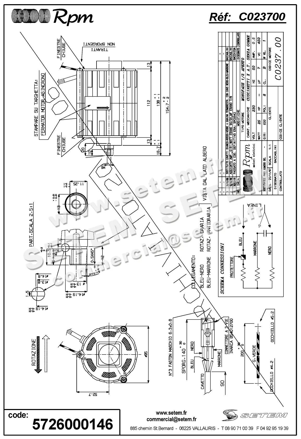 5726000146-MOTEUR RPM C023700