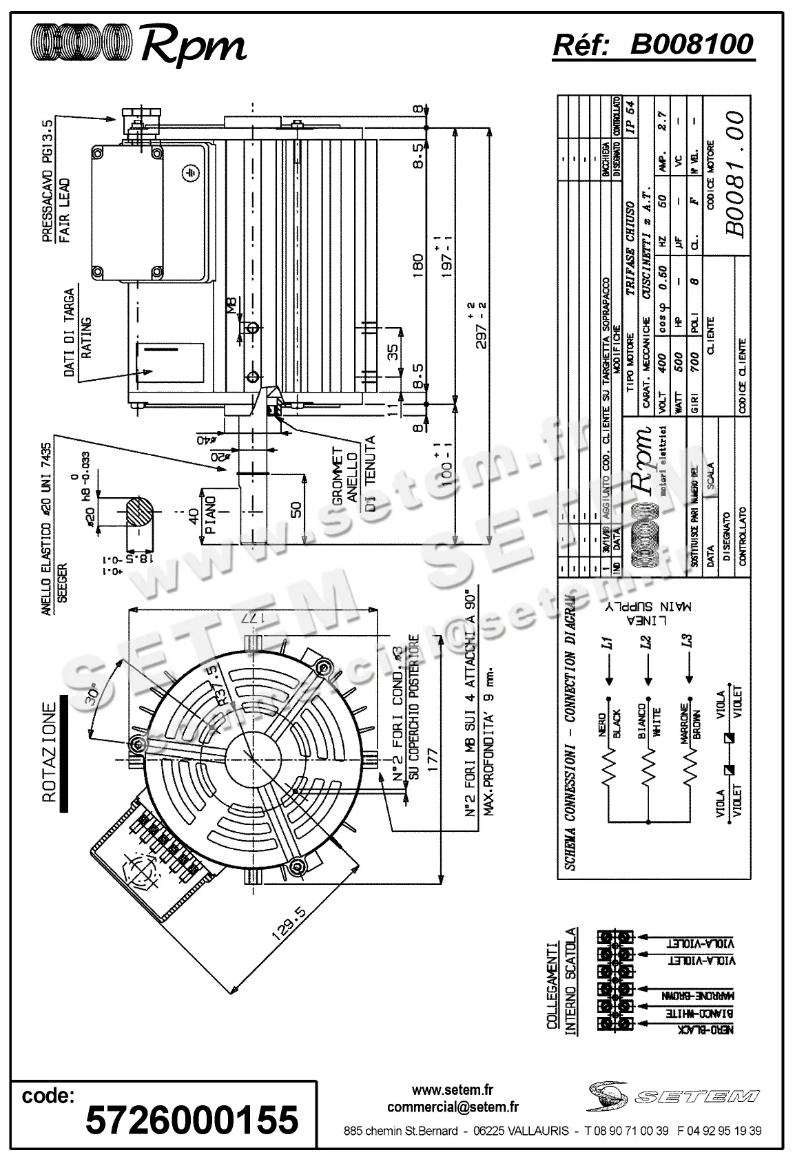 5726000155-MOTEUR RPM B008100