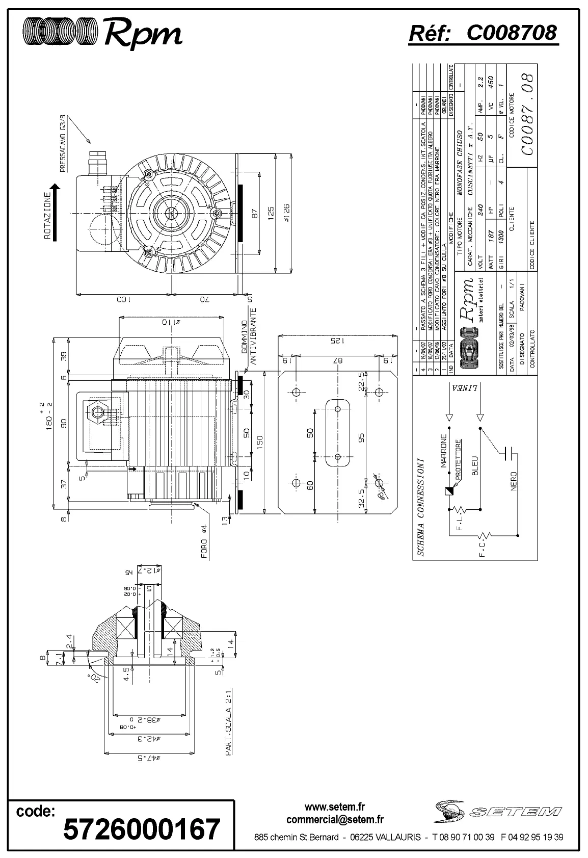 5726000167-MOTEUR RPM C008708