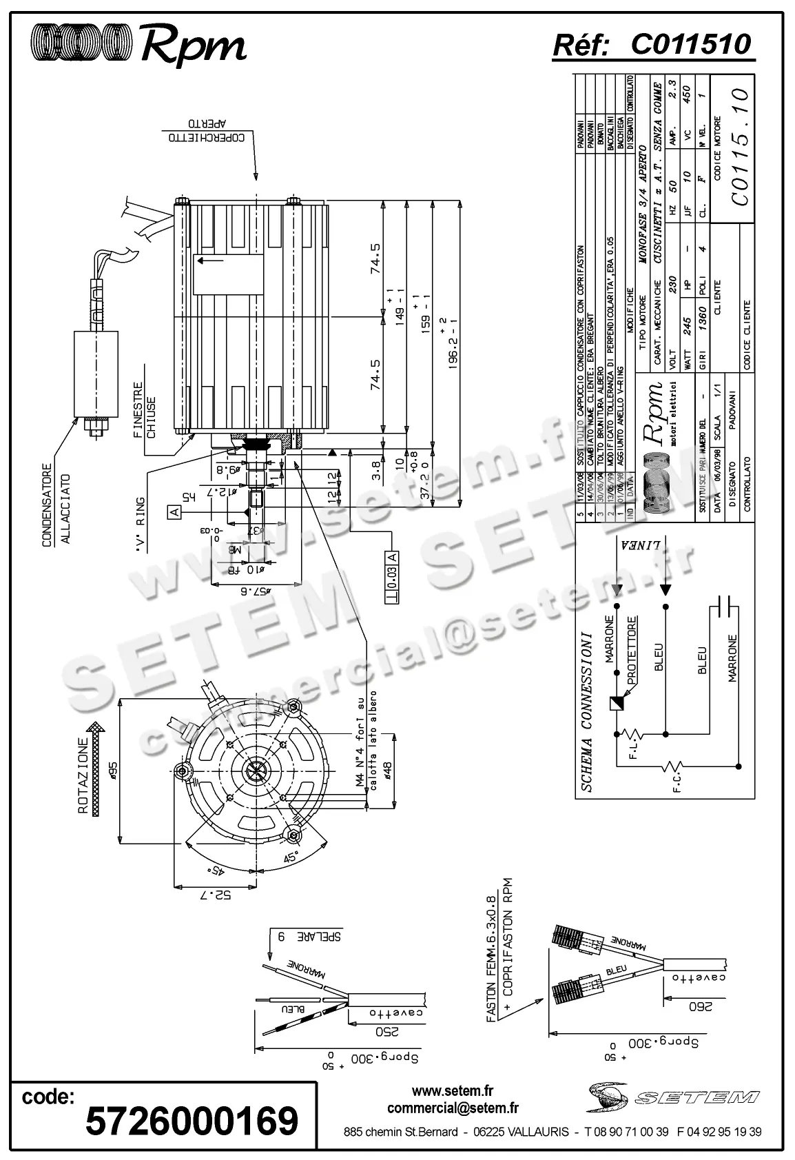 5726000169-MOTEUR RPM C011510