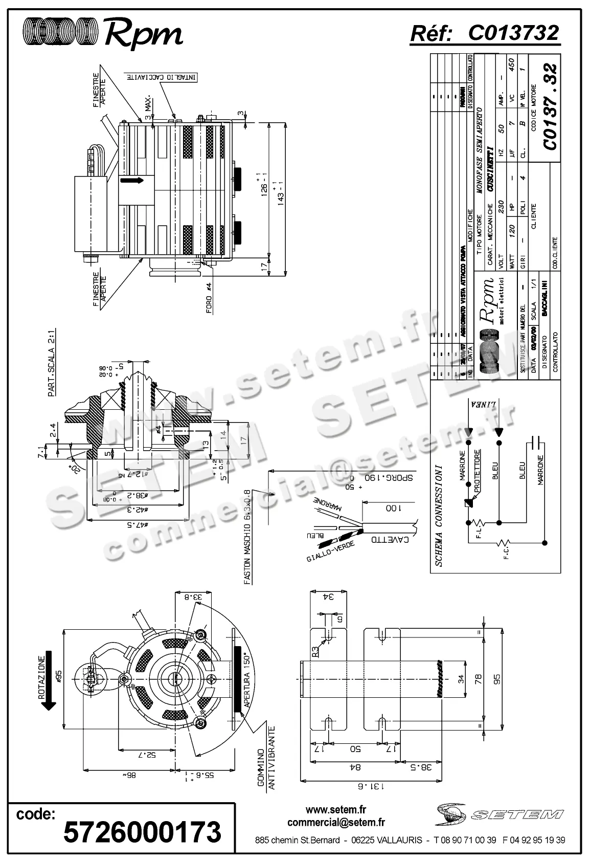 5726000173-MOTEUR RPM C013732