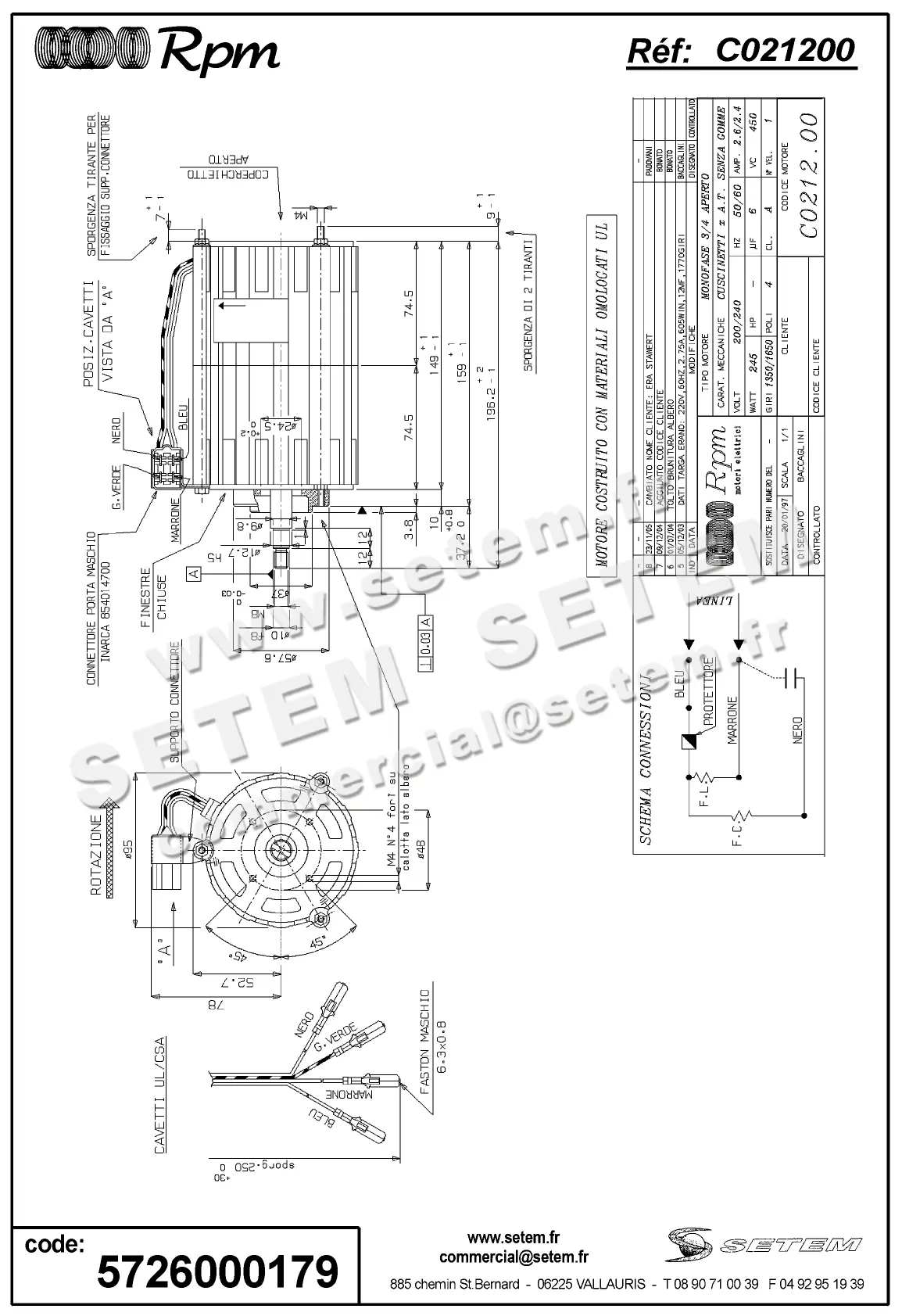 5726000179-MOTEUR RPM C021200