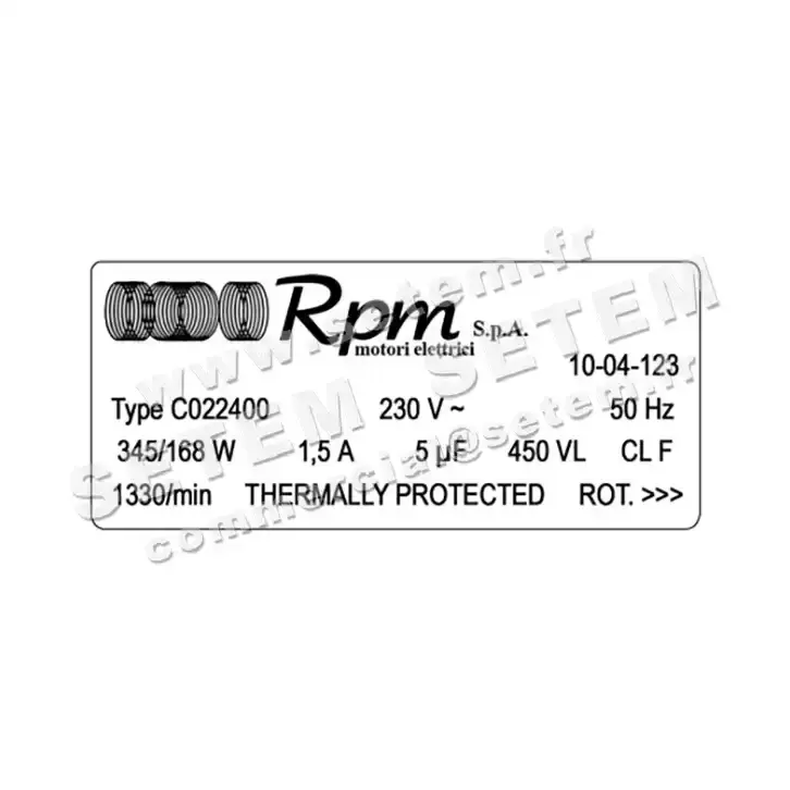 5726000181-MOTEUR RPM C022400 3