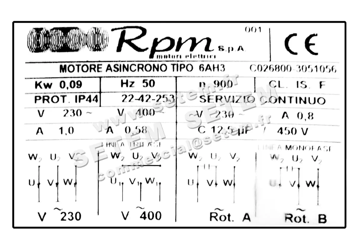 5726000183-MOTEUR RPM C026800 6AH3 "3051056" 4