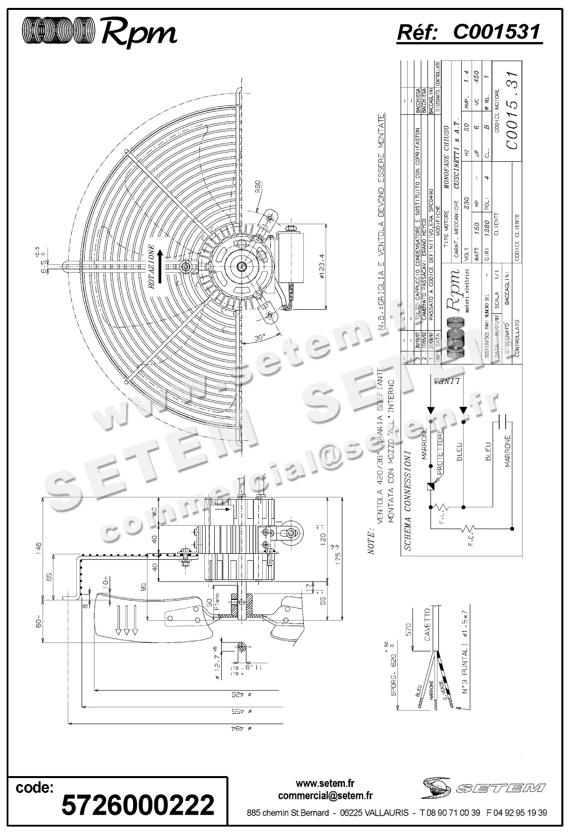 5726000222-VENTILATEUR RPM C001531 2