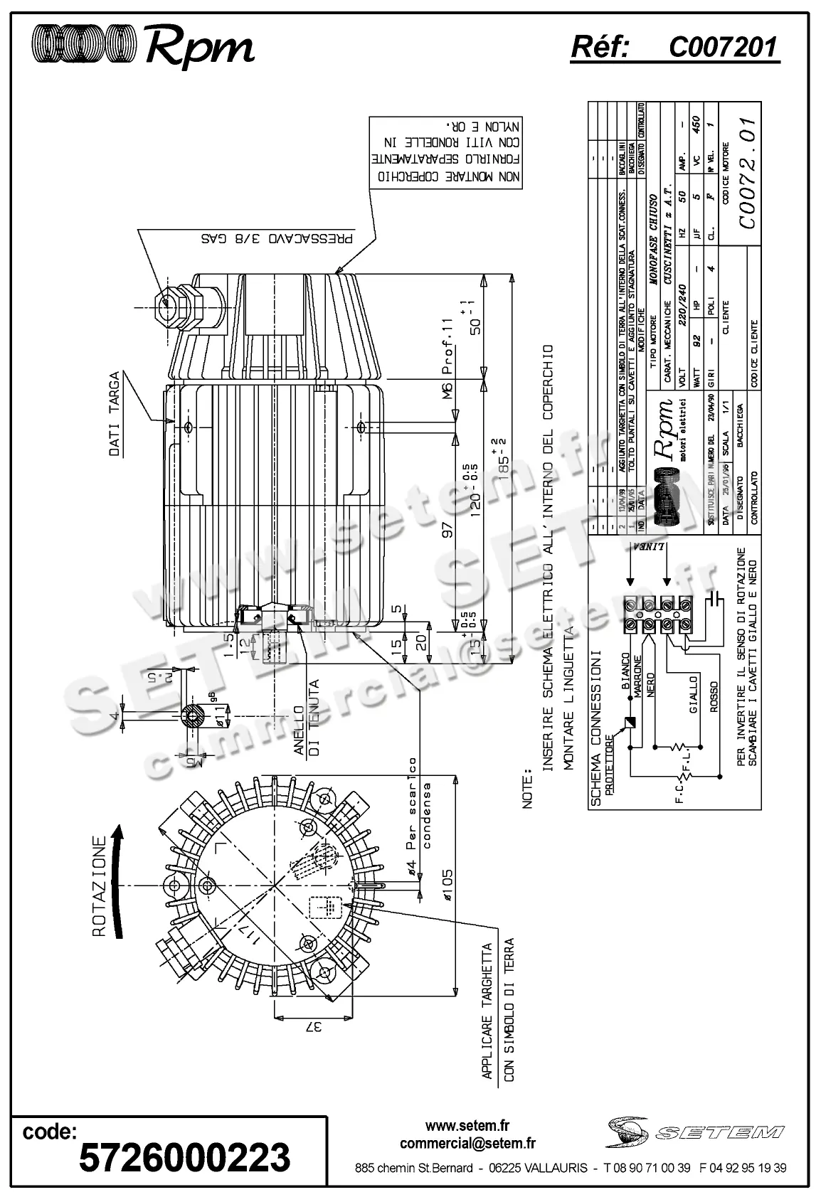 5726000223-MOTEUR RPM C007201