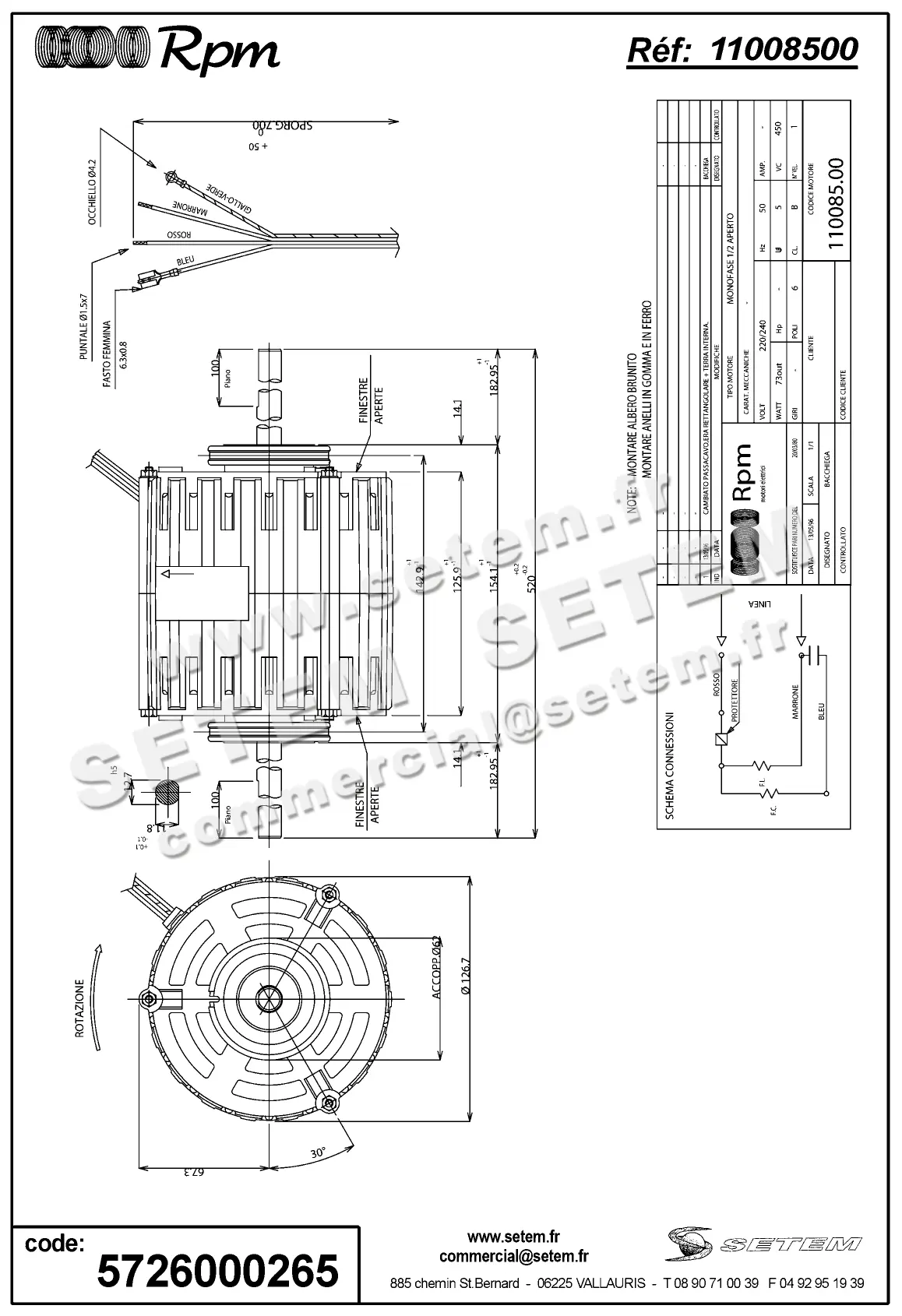5726000265-MOTEUR RPM 11008500