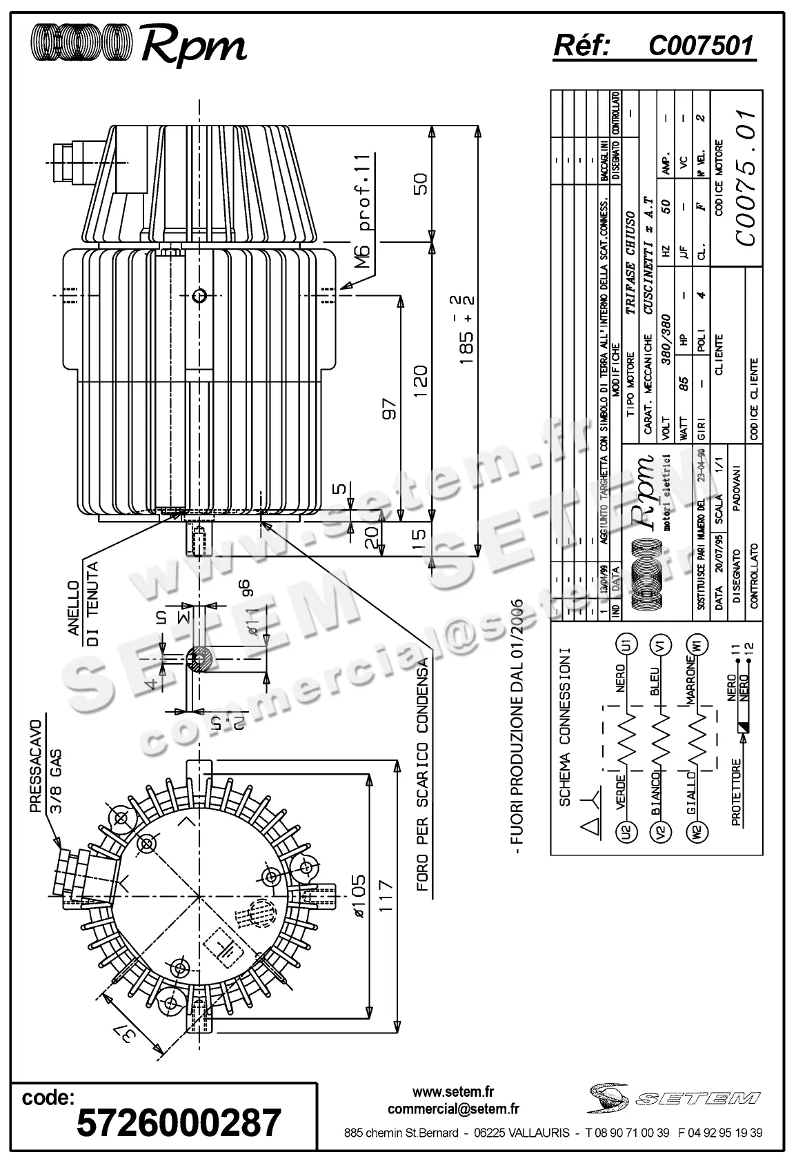 5726000287-MOTEUR RPM C007501 2