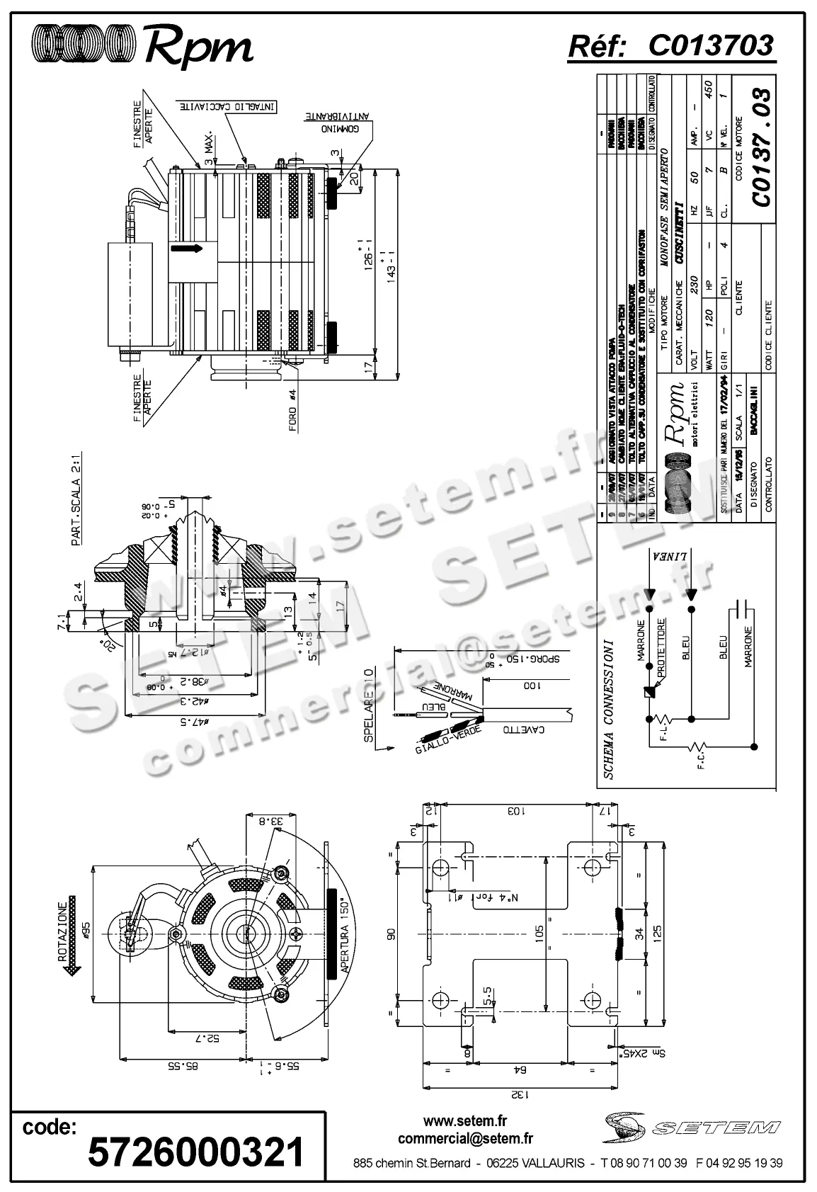 5726000321-MOTEUR RPM C013703