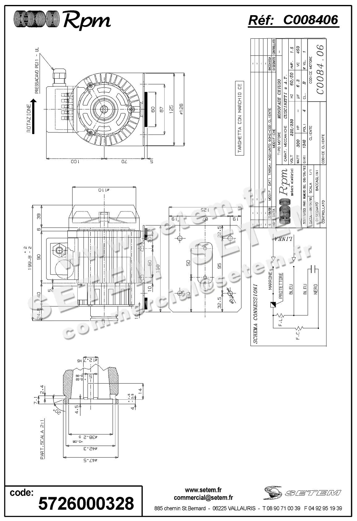 5726000328-MOTEUR RPM C008406 2