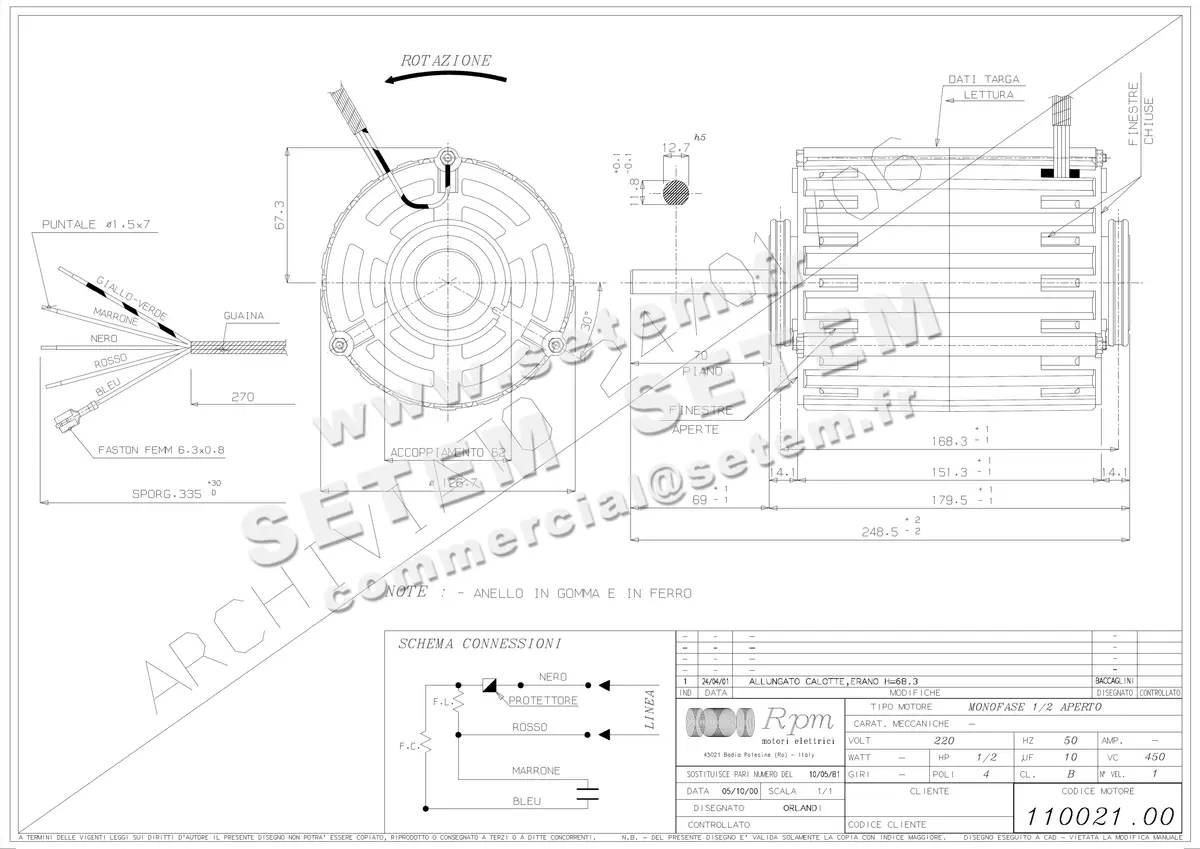 5726000381-MOTEUR RPM 11002100