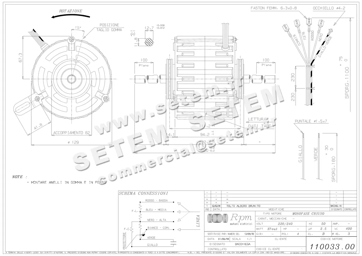 5726000432-MOTEUR RPM 11003300