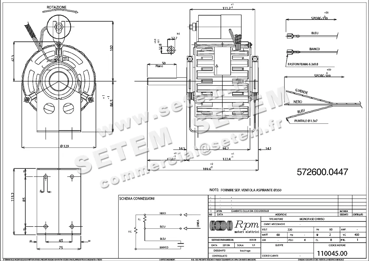 5726000447-MOTEUR RPM 11004500