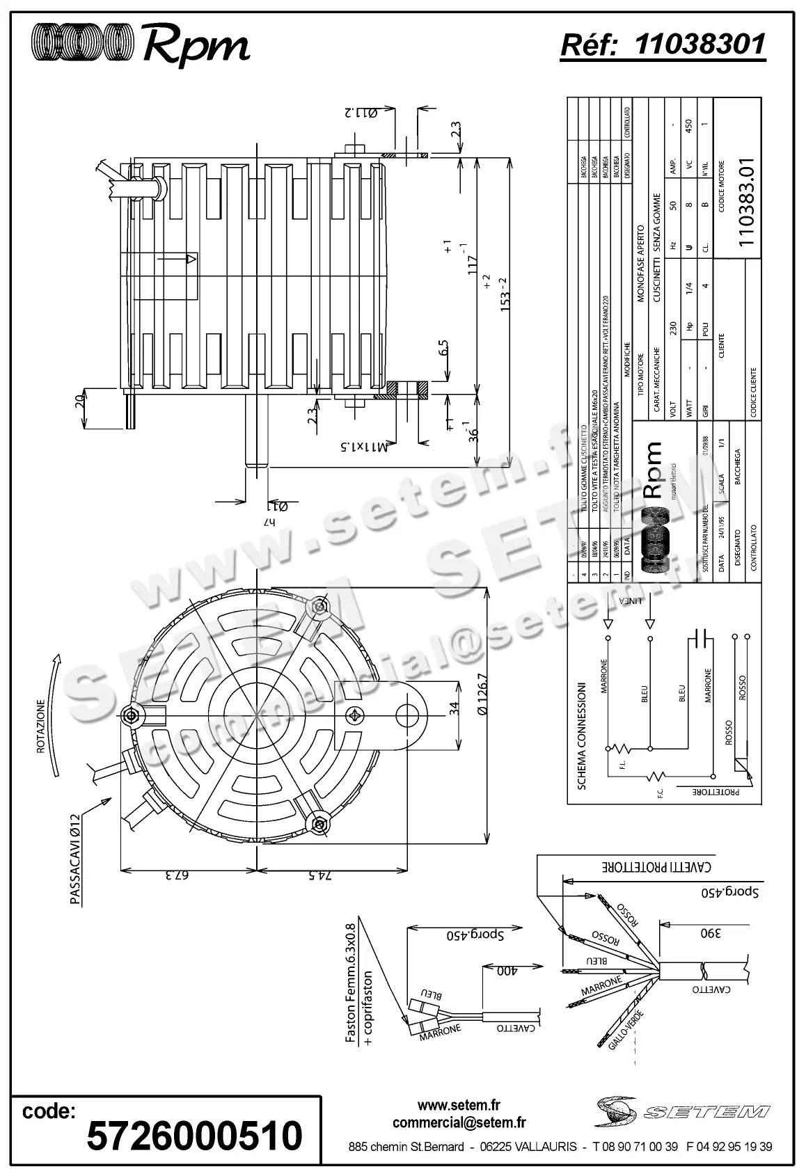 5726000510-MOTEUR RPM 11038301 2