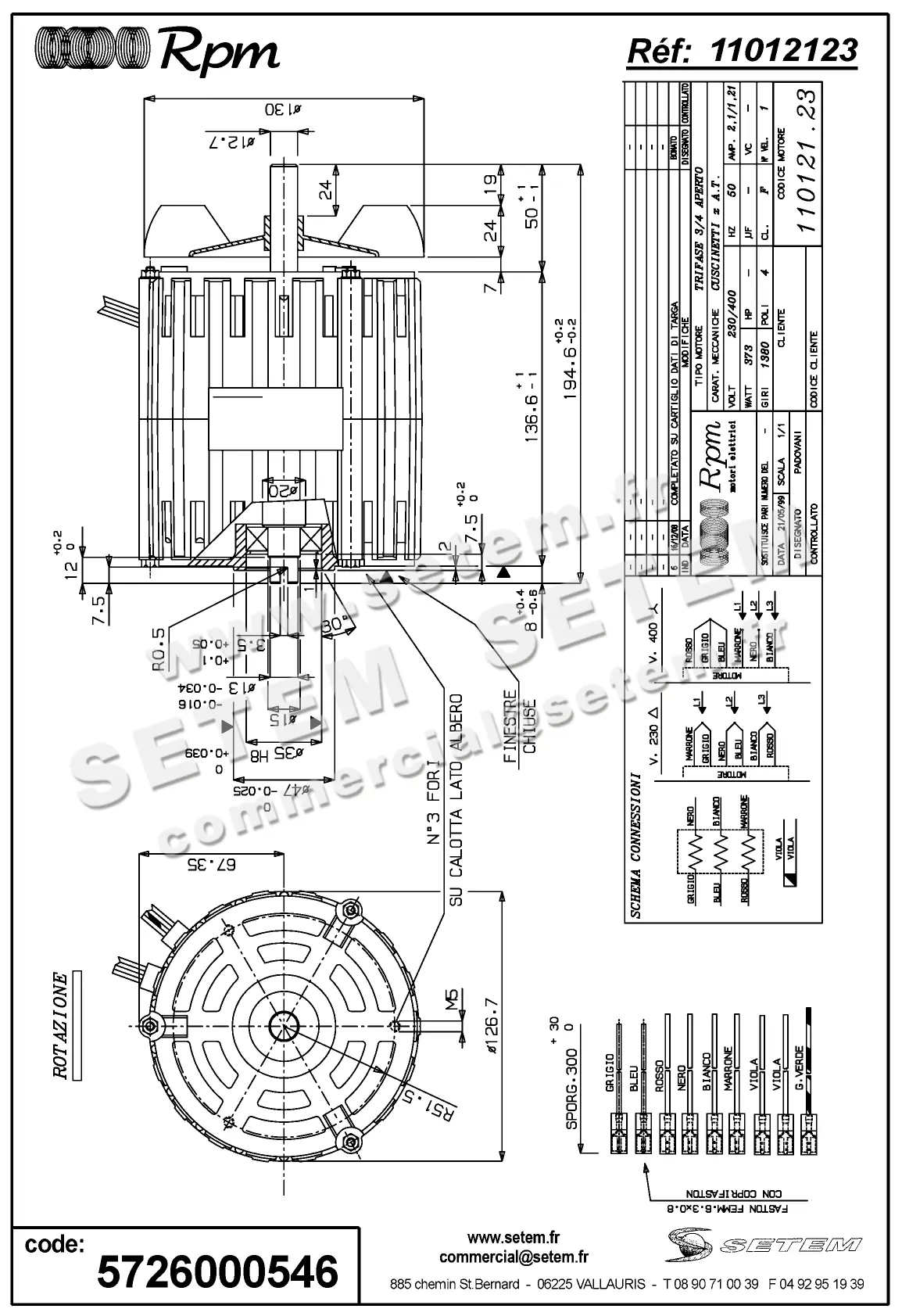 5726000546-MOTEUR RPM 11012123