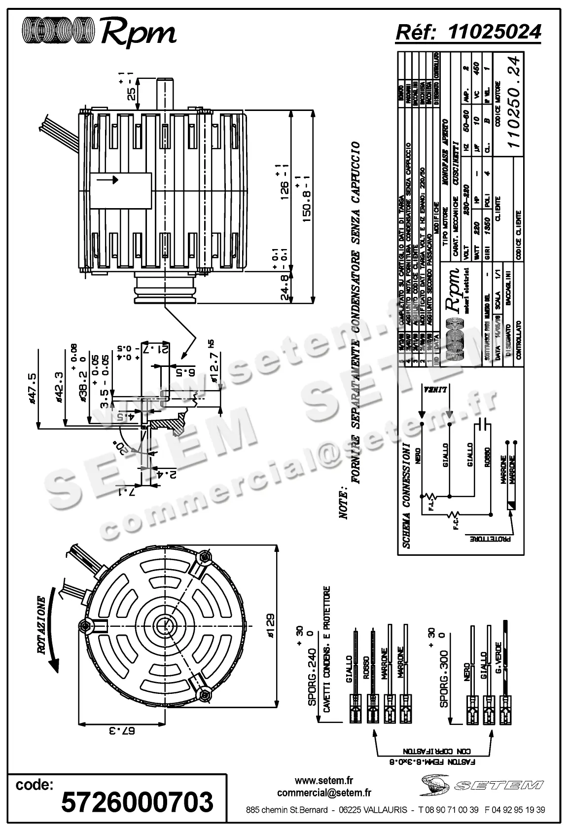 5726000703-MOTEUR RPM 11025024