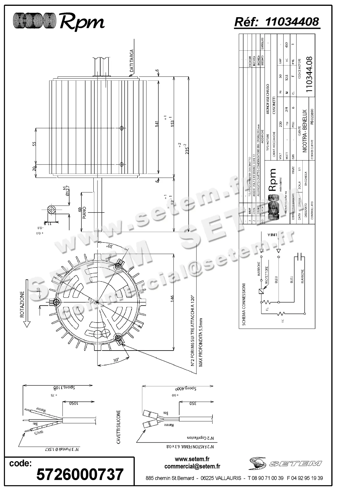 5726000737-MOTEUR RPM 11034408