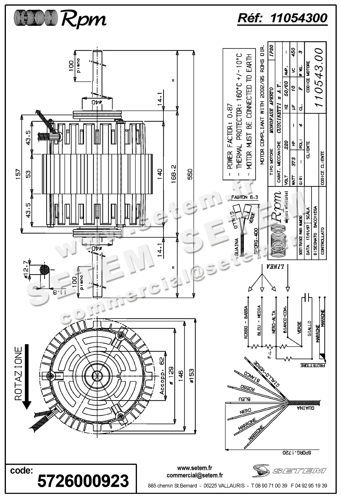 5726000923-MOTEUR RPM 11054300 2