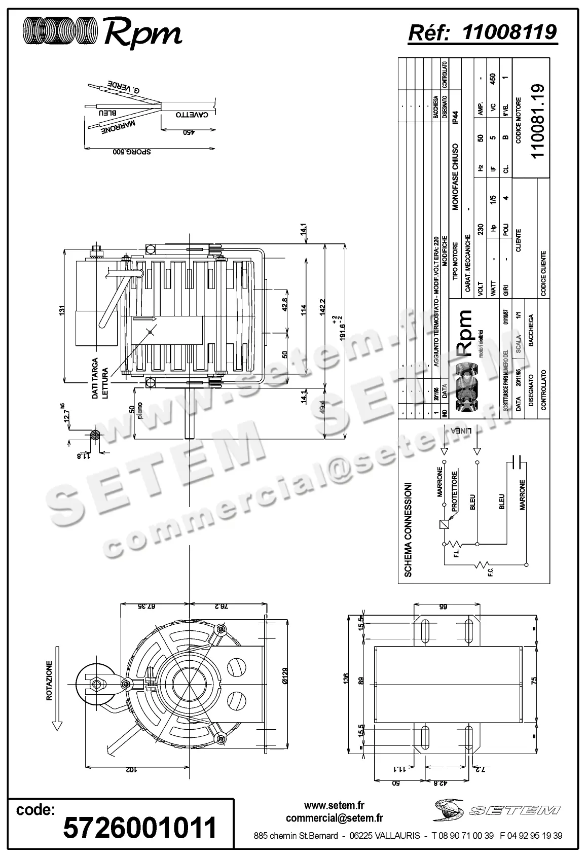 5726001011-MOTEUR RPM 11008119 2
