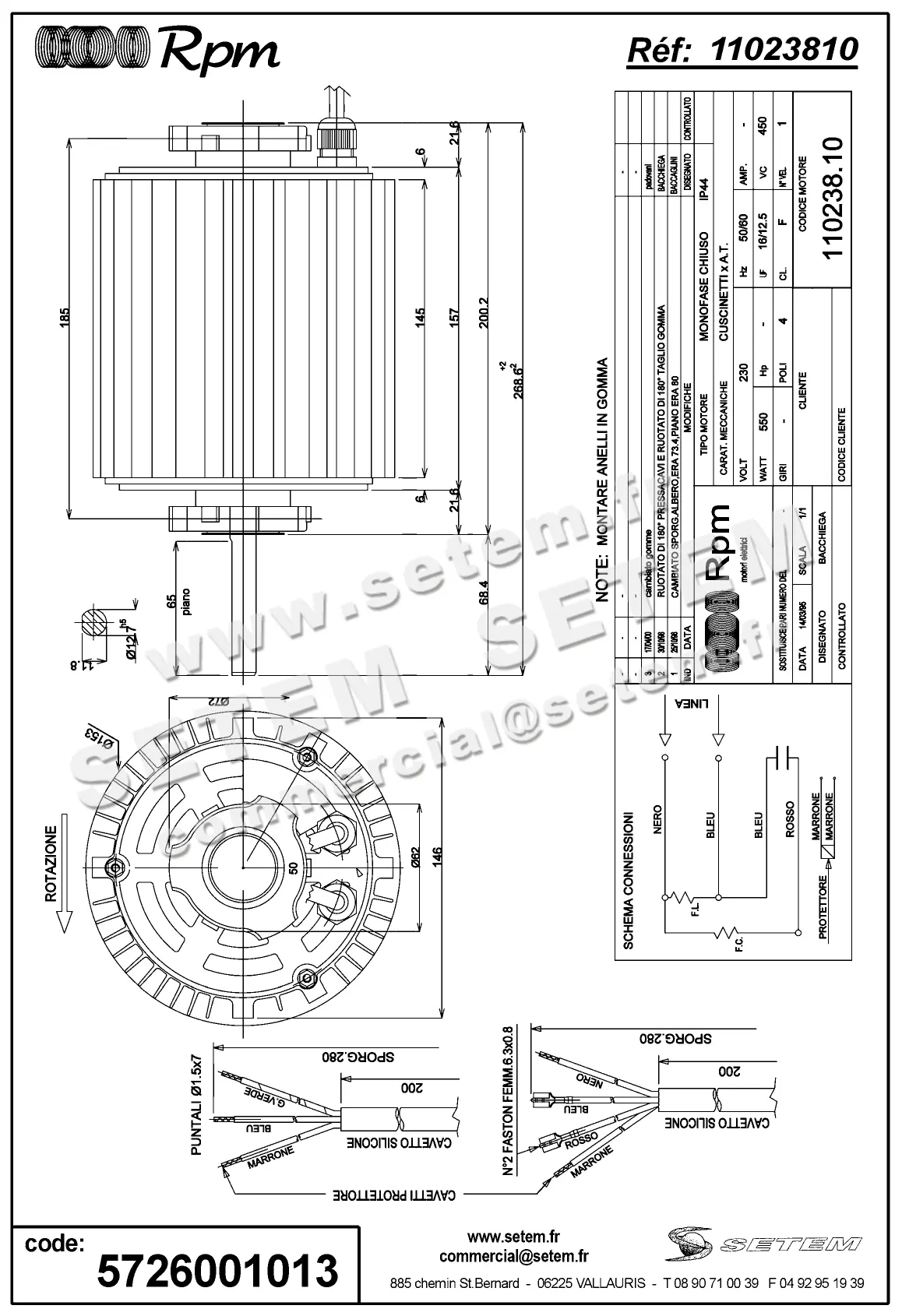 5726001013-MOTEUR RPM 11023810 2