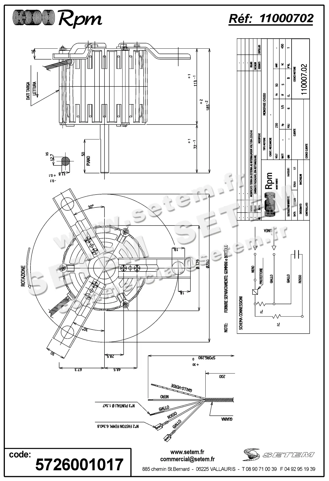 5726001017-MOTEUR RPM 11000702 2