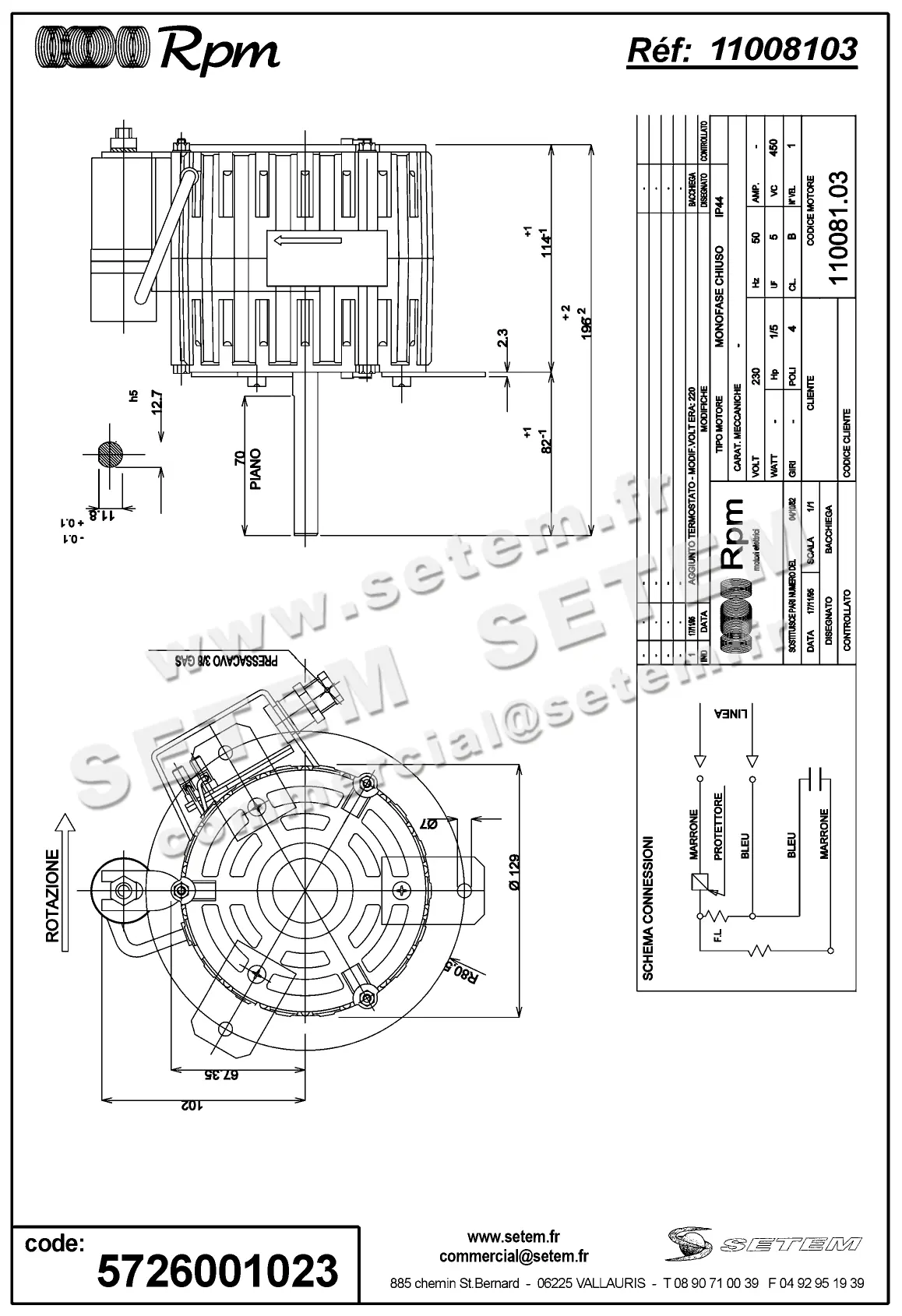 5726001023-MOTEUR RPM 11008103 2