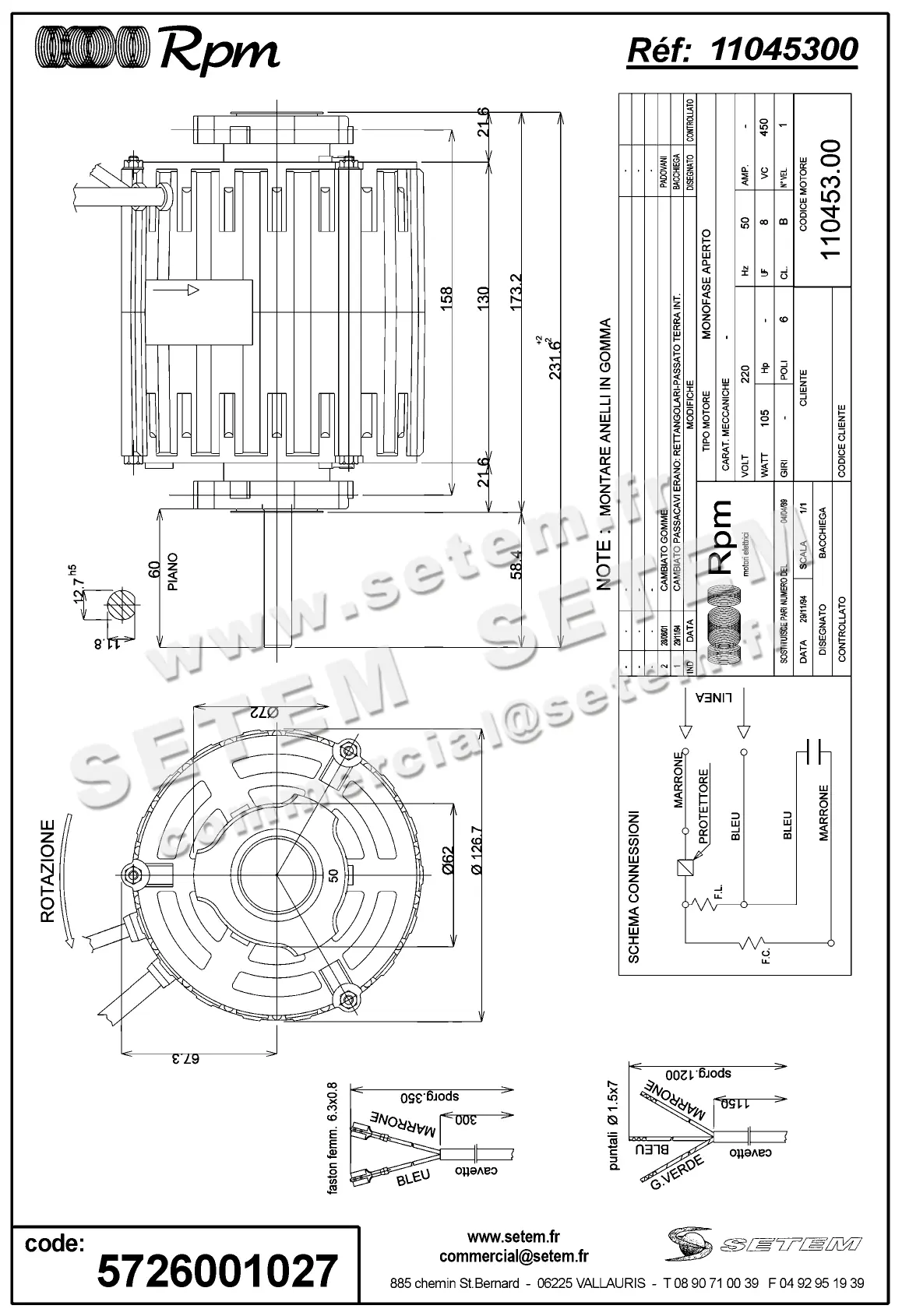 5726001027-MOTEUR RPM 11045300 2
