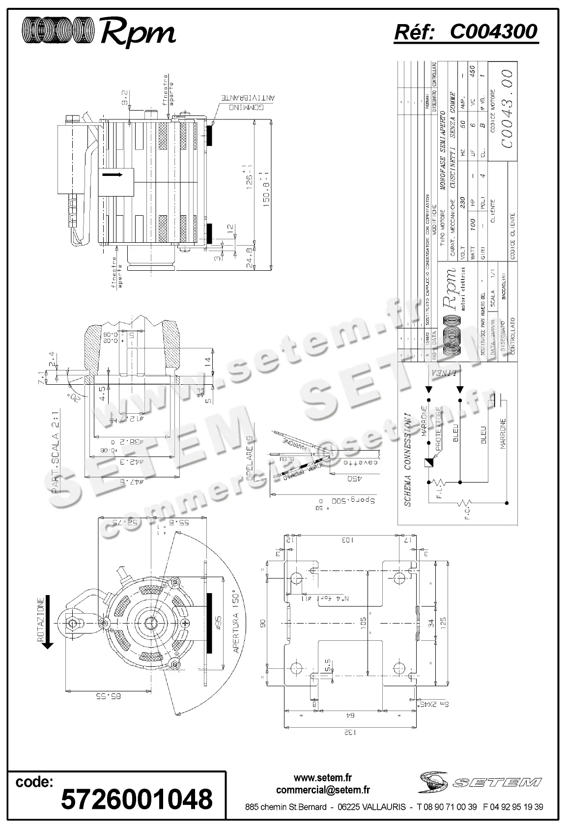 5726001048-MOTEUR RPM C004300