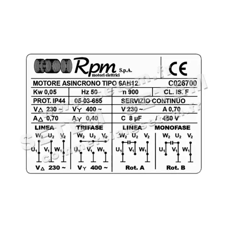 5726001105-MOTEUR RPM C026700 3