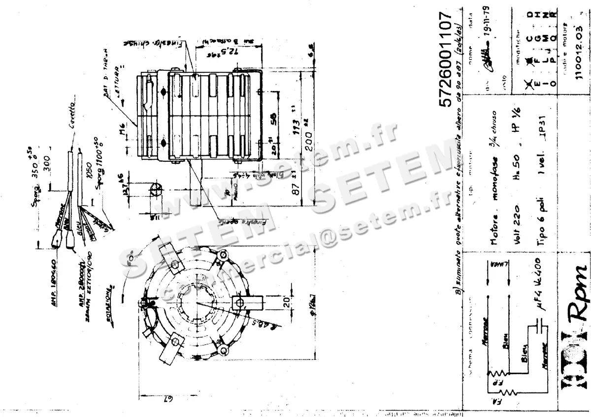 5726001107-MOTEUR RPM 11001203
