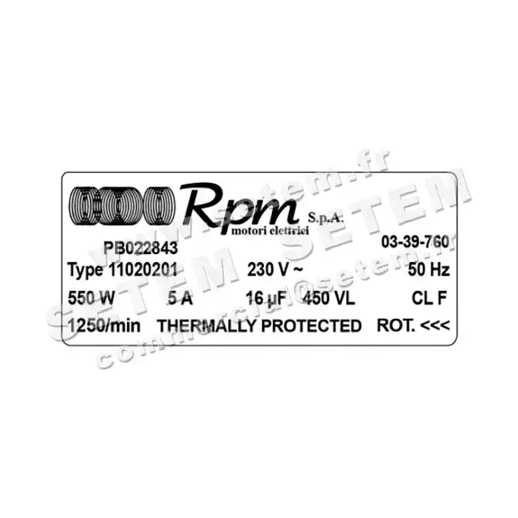 5726001116-MOTEUR RPM 11020201 "PB022843" 3