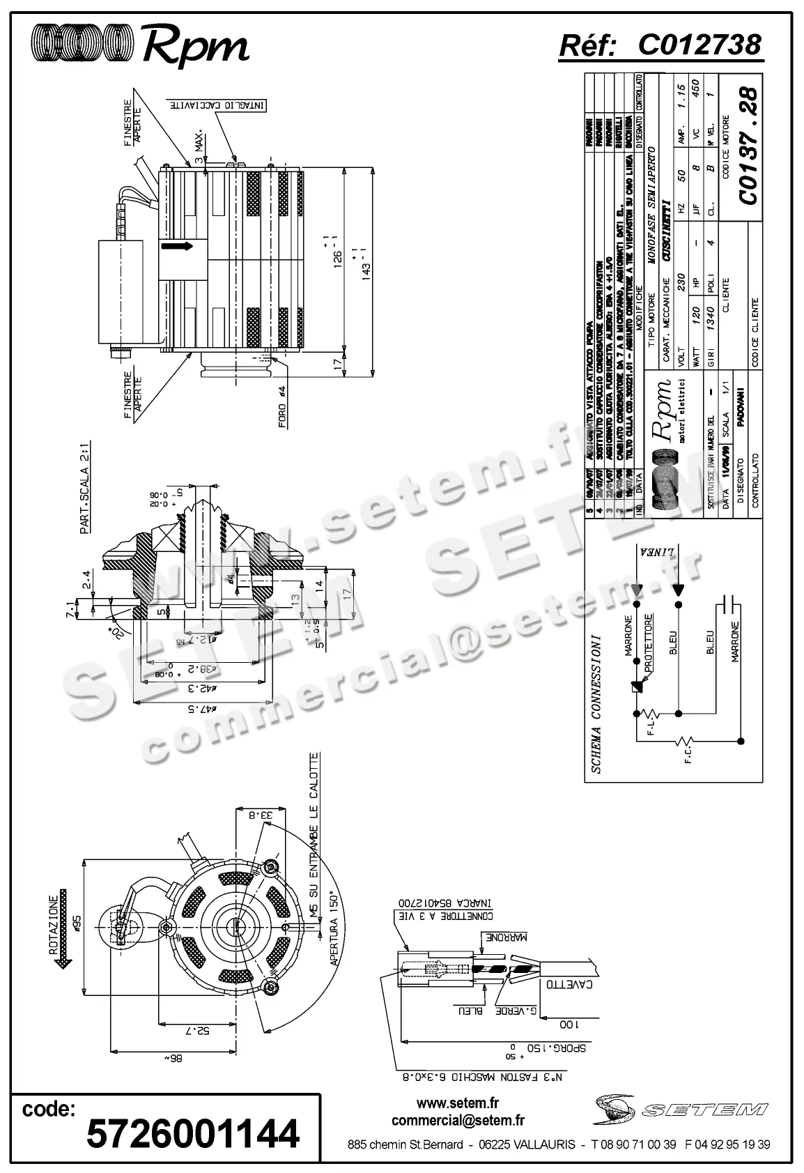 5726001144-MOTEUR RPM C013728