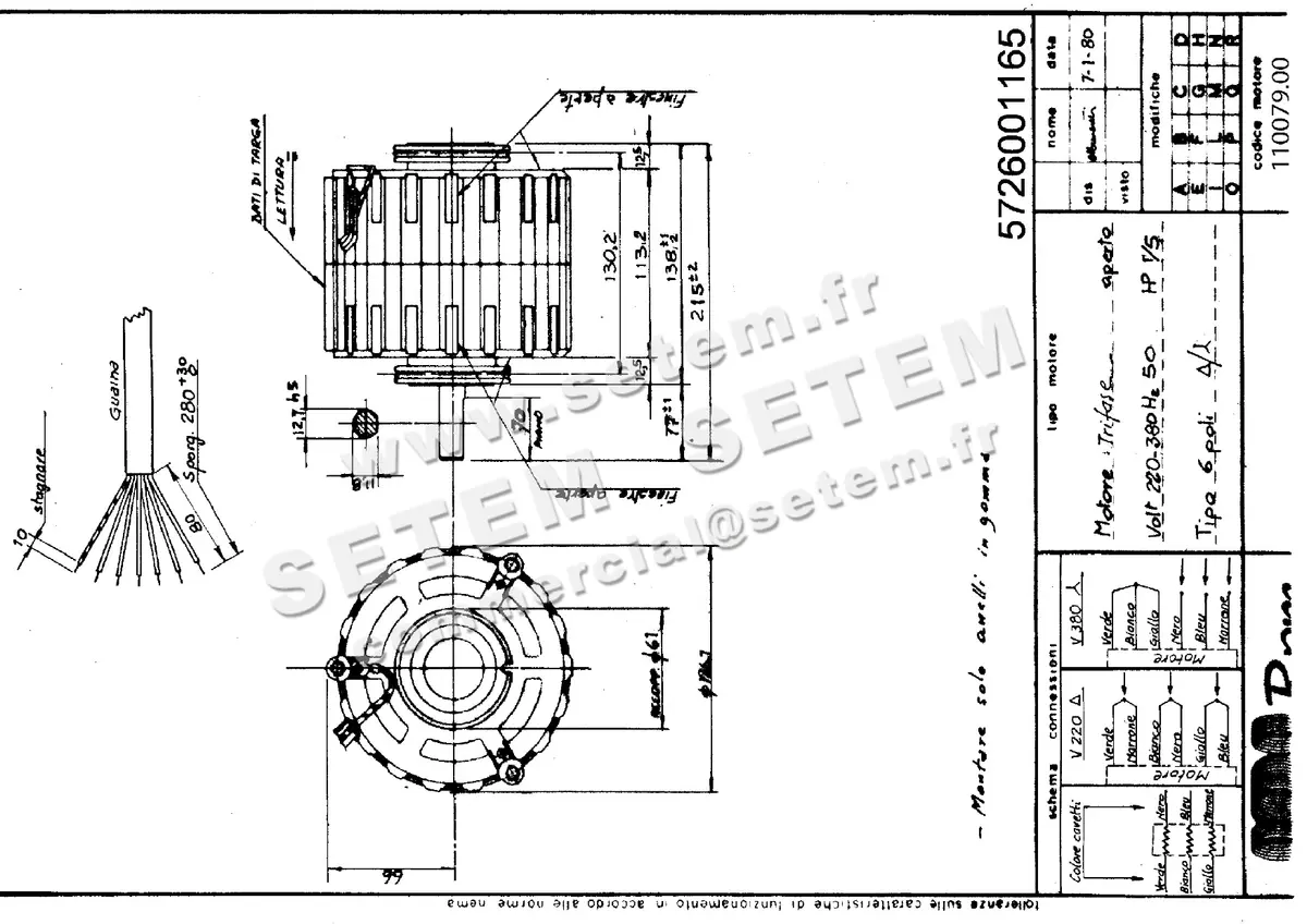 5726001165-MOTEUR RPM 11007900 "141949"