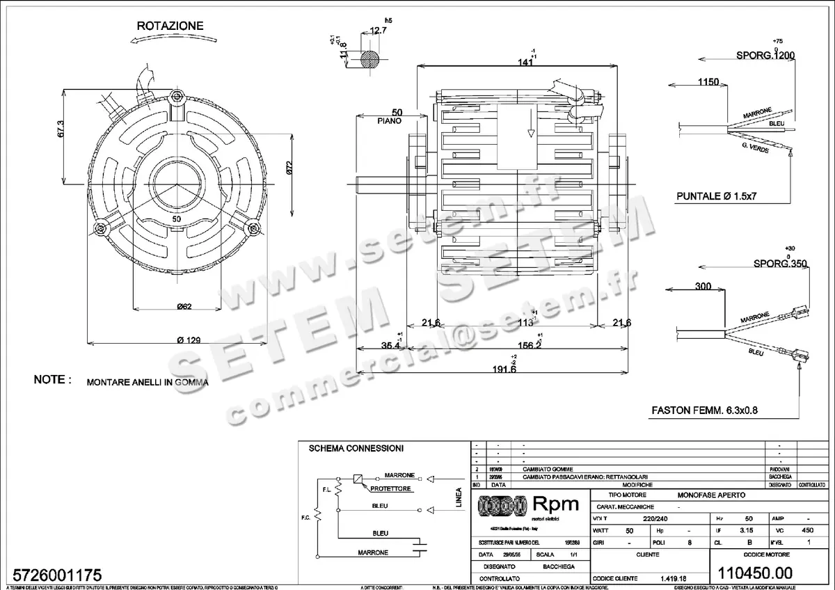 5726001175-MOTEUR RPM 11045000