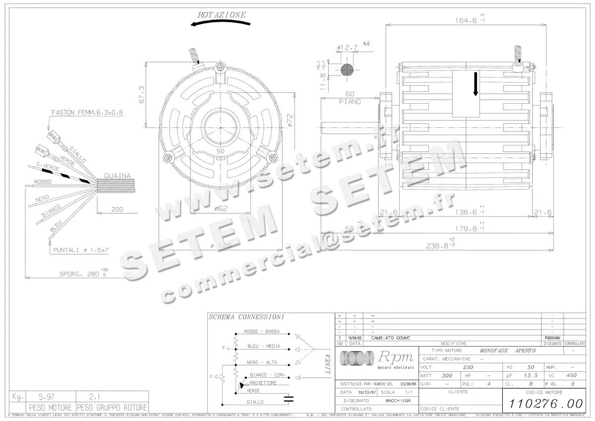 5726001188-MOTEUR RPM 11027600