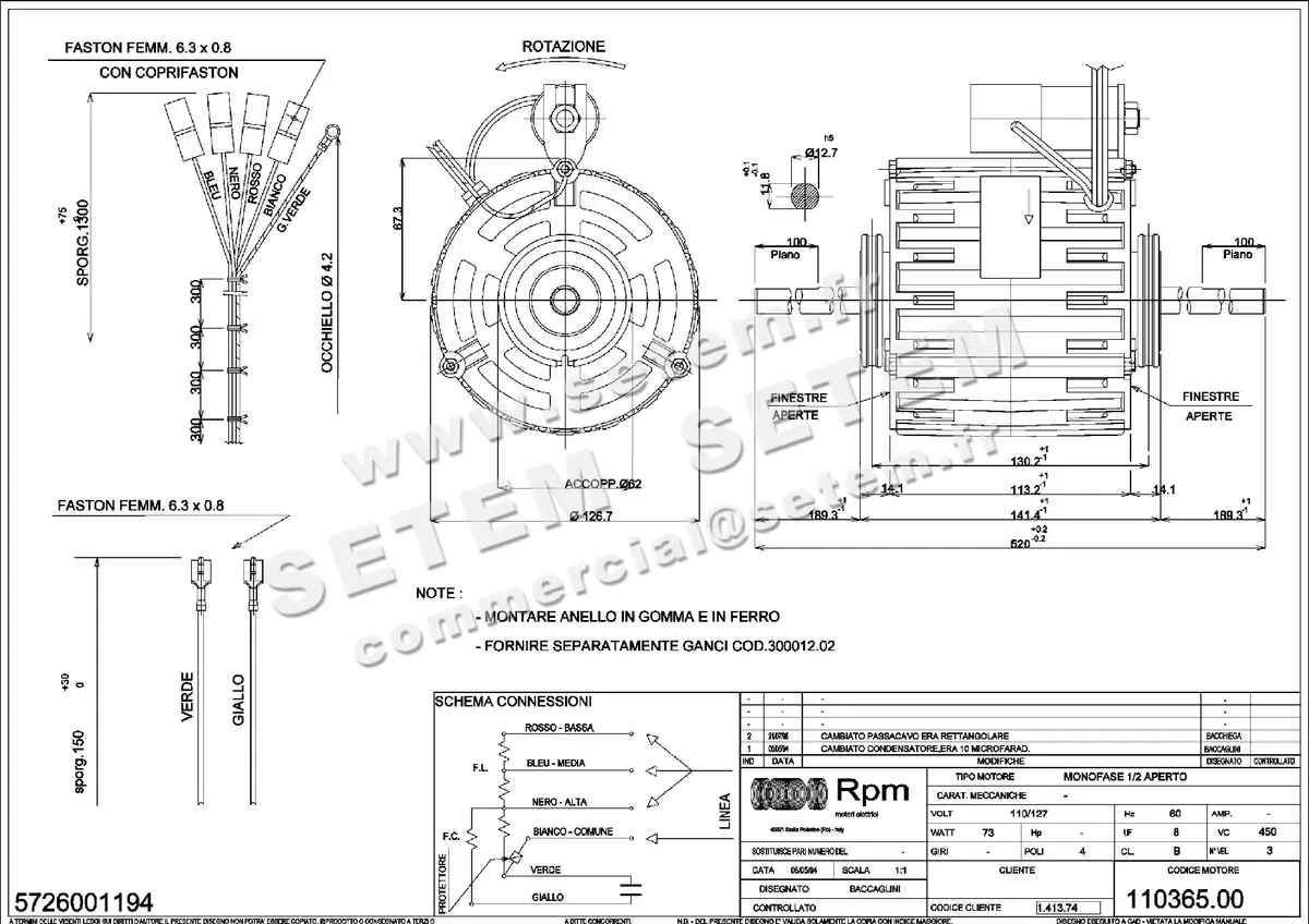 5726001194-MOTEUR RPM 11036500