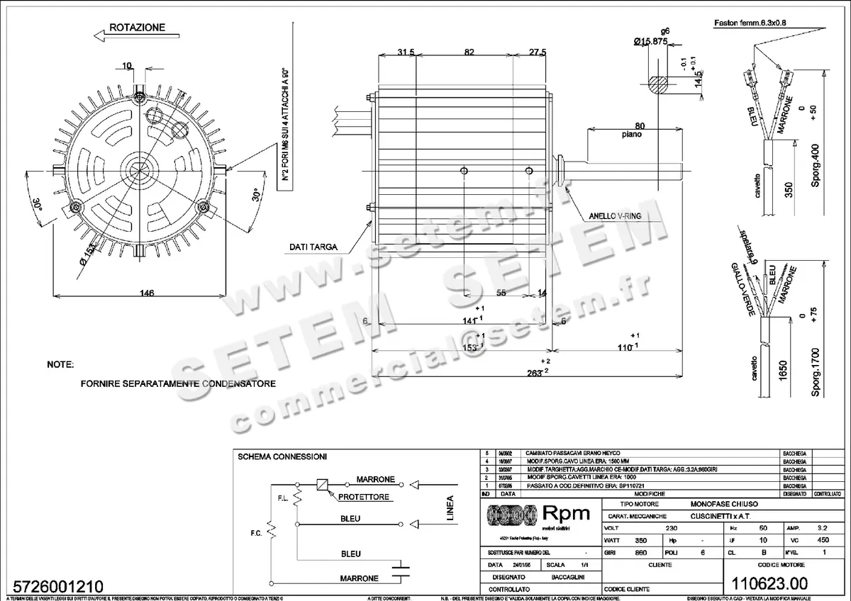 5726001210-MOTEUR RPM 11062300