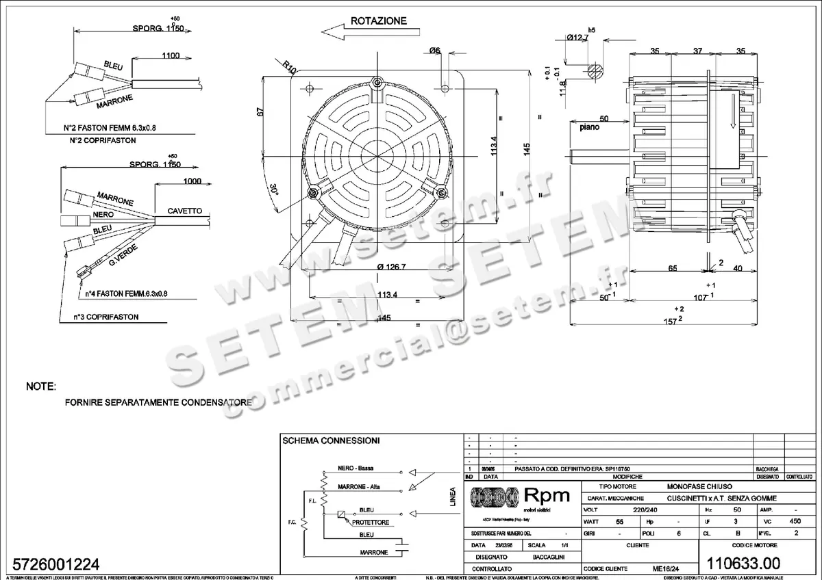 5726001224-MOTEUR RPM 11063300