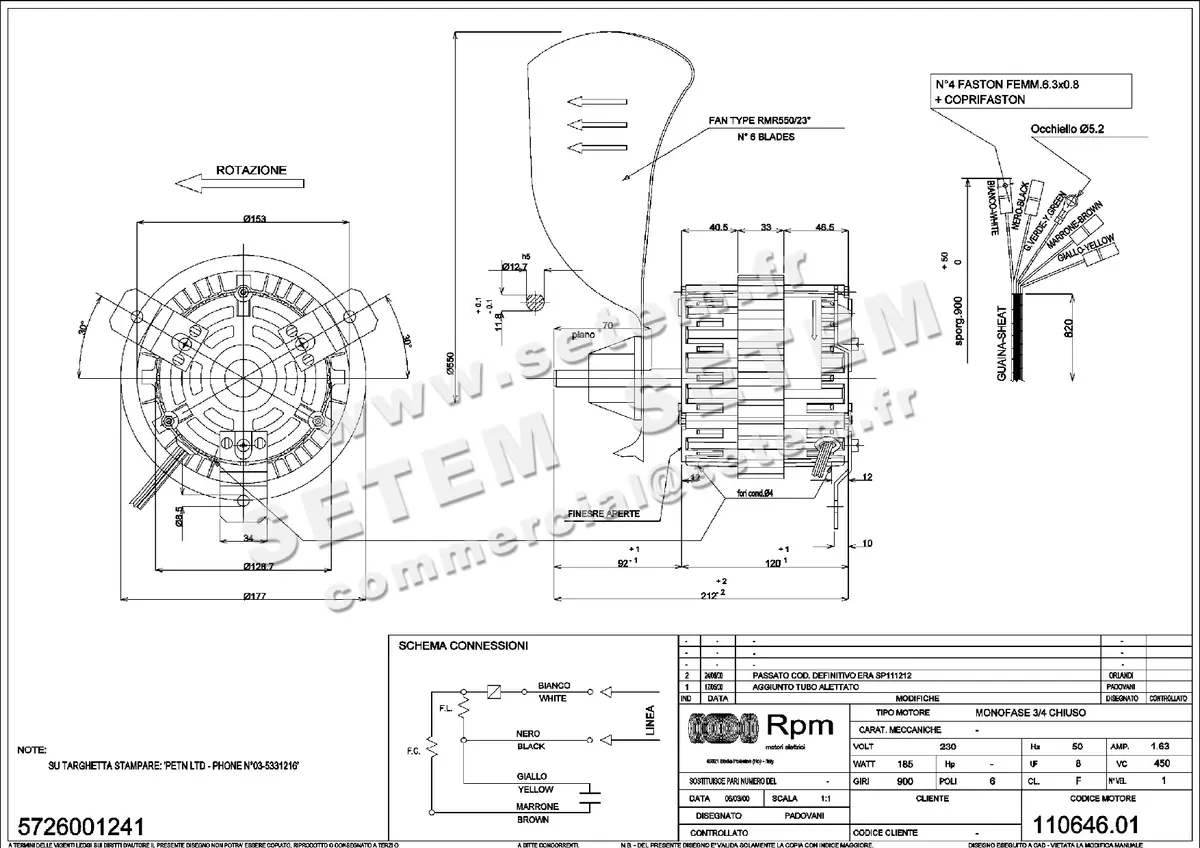 5726001241-MOTEUR RPM 11064601