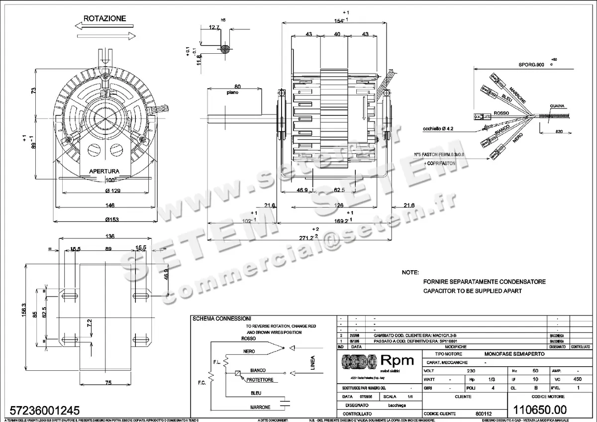 5726001245-MOTEUR RPM 11065000