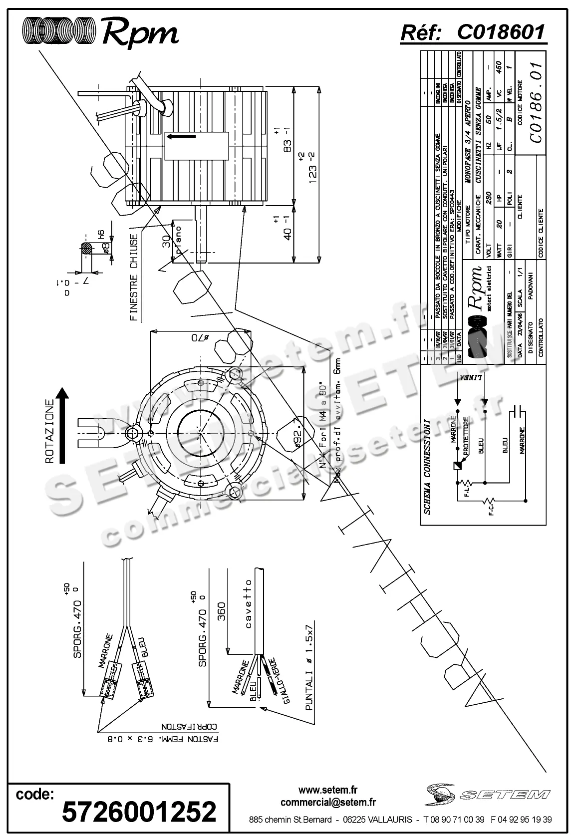 5726001252-MOTEUR RPM C018601
