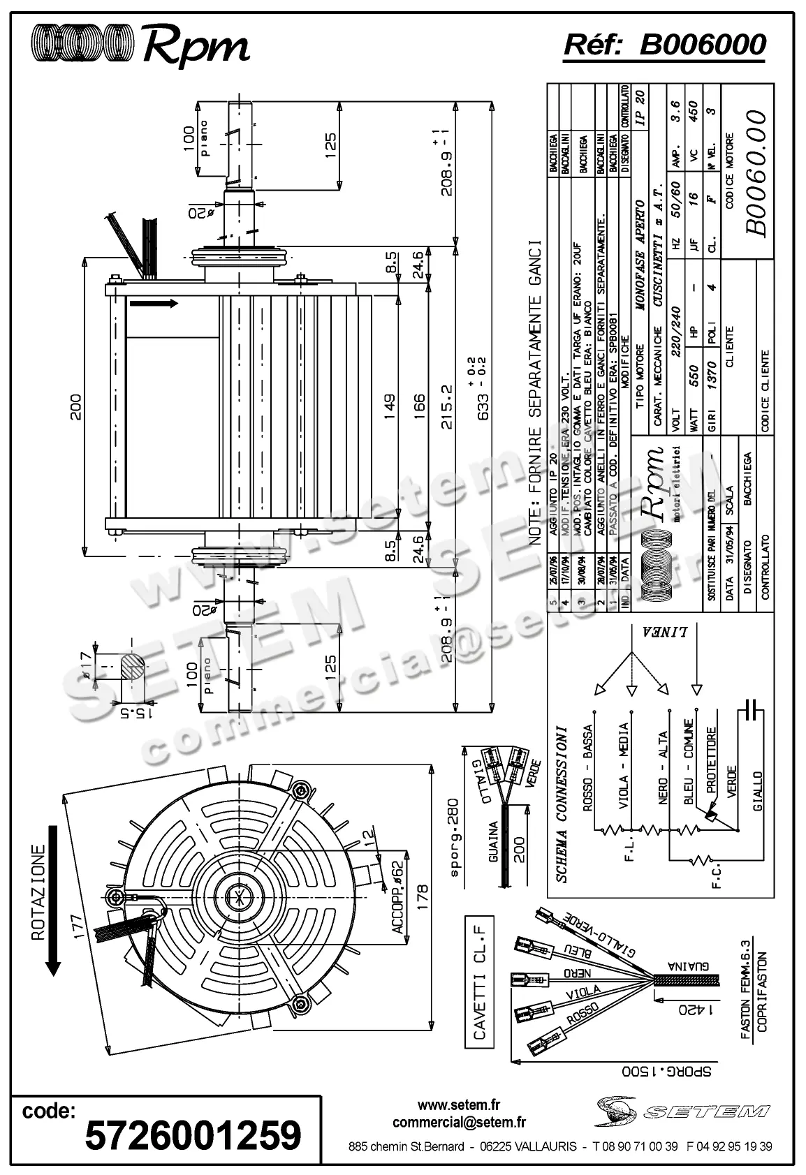 5726001259-MOTEUR RPM B006000 2